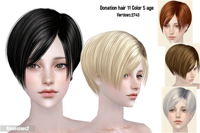 sims 2 rose donation hair